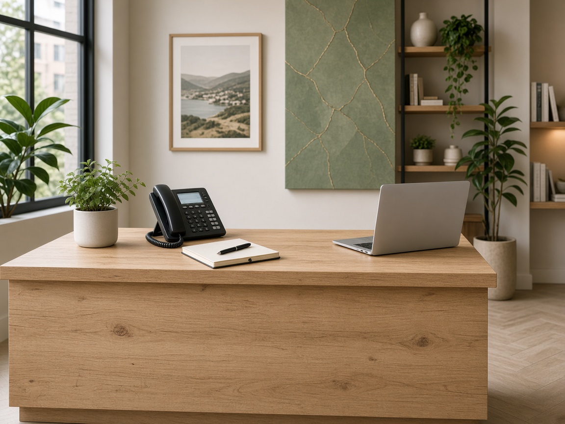 Contact desk at Greenwharf Planning in Zagreb